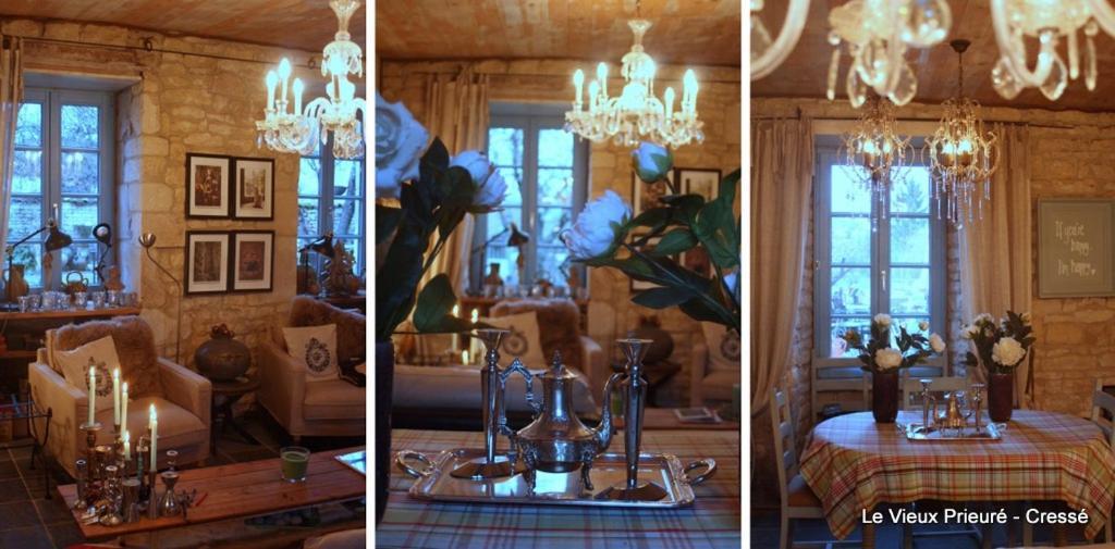 Bed and Breakfast Le Vieux Prieure Cressé Zewnętrze zdjęcie